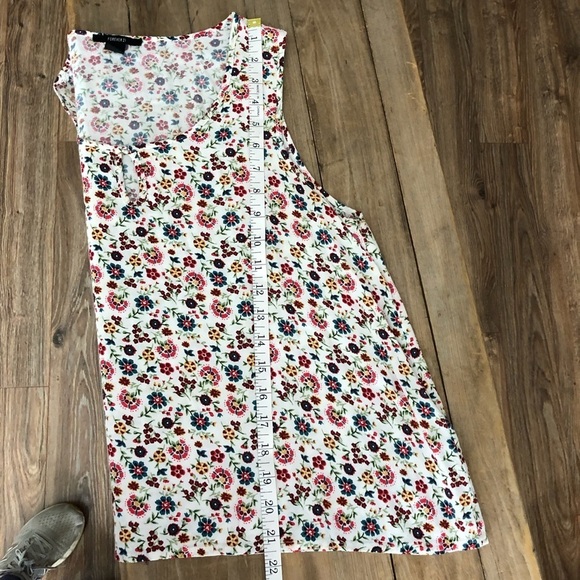 Forever 21 floral print multi-color tank top, L - Picture 8 of 8